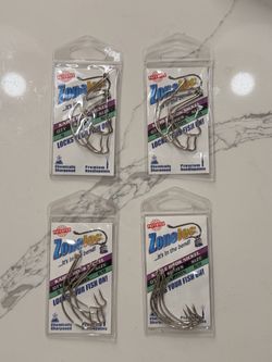 ZoneLoc Kahle Hook Nickel Size 6/0 – 4 Packs