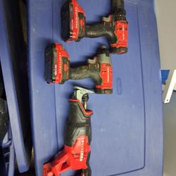 Craftsman 3 PC Tool Combo Set With 2 Batteries