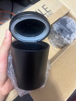 Matte black jars and lids 10 oz