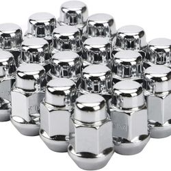 Wheel Lug Nuts, 12x1.5, Chrome, 20PCS
Closed End Bulge Acorn, Cone Seat, 19mm Hex, Aftermarket Wheels(704)