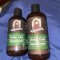 Dr. Squatch Natural Hair Bundle for Men - Healthy, Full Looking Hair-Pine Tar