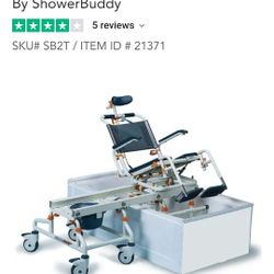 Tubbuddy tilt bathtub transfer system
