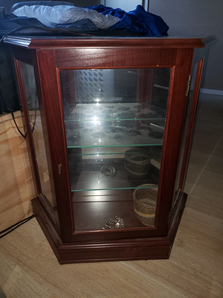 medium size cabinet for collectables