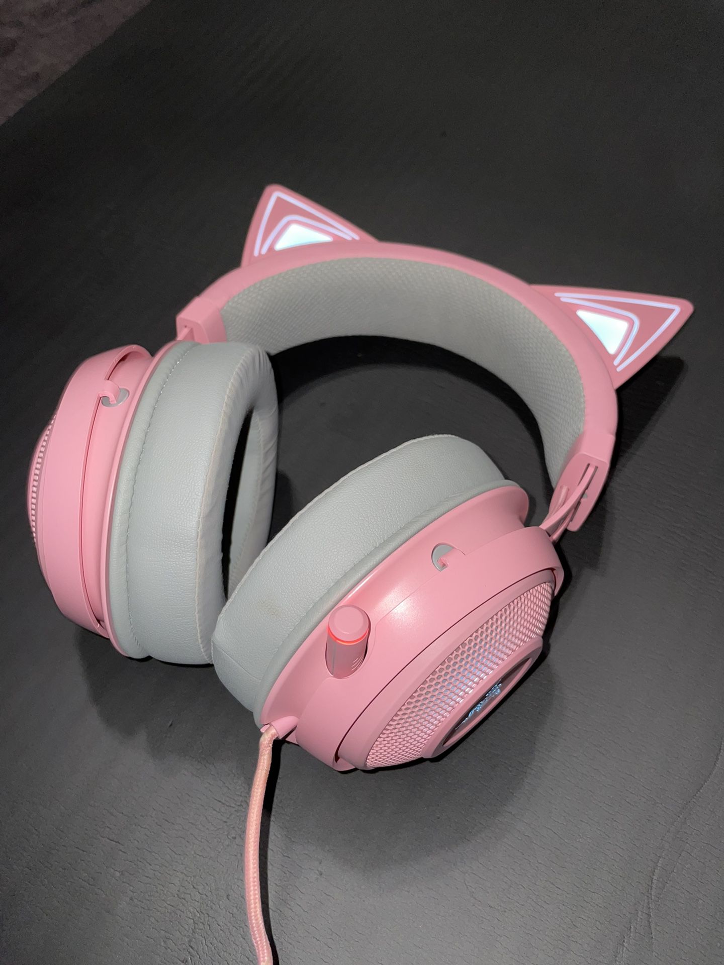 Pink Razer RGB USB Gaming Headset