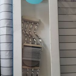 Bands Compatible with Fitbit Versa 3/Fitbit Sense for Women Men, Stainless Steel Metal Chain Bangle Replacement Bracelet Strap Wristbands for Fitbit S