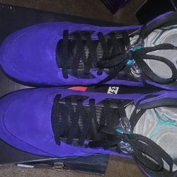 Jordan 5 ALTERNATE GRAPE Size 12 Brand New 