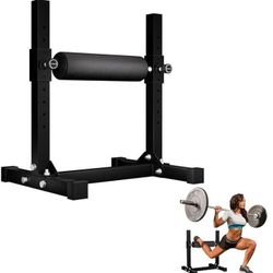 Split Squat Stand, Single Leg Squat Stand, 9 Adjustable Roller Heights