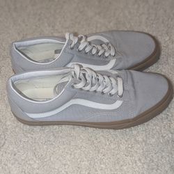 Men Grey, White, Gum Vans