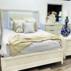 New 4pc Bedroom Set In Box 📦 Buy Now Pay Later $39 Down With Finance No Credit Needed 