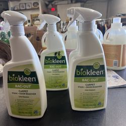 Biokleen Bac-Out Enzyme Stain Remover - 32 Ounce - Natural Foam Spray, Destroys Stains & Odors Safely, for Pet Stains, Laundry, Diapers, Wine, Carpets