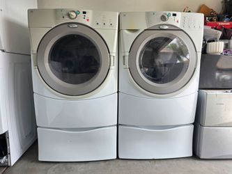 WHIRLPOOL LARGE CAPACITY DRYER & WASHER WITH 30 DAYS WARRANTY! DELIVERY AVAILABLE!