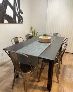 Black Dining Table ONLY