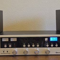 Innovative Technology - 50W Audio retro style stereo system