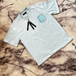 Amiri T-Shirt – Light Blue (XL)