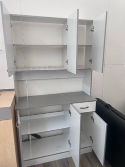 Kitchen Buffet Hutch Pantry Cabinets Storage