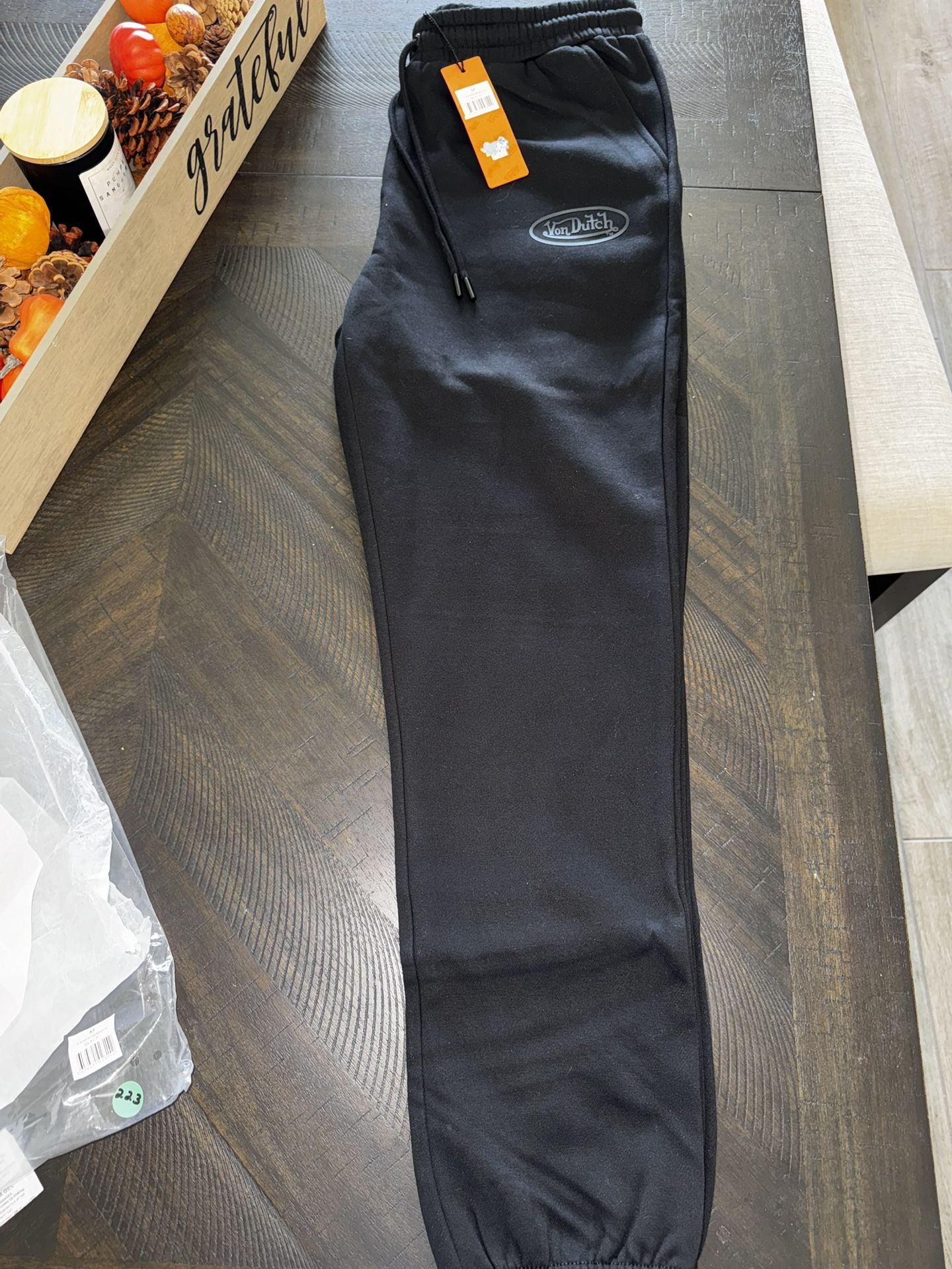 Von Dutch original All Black Sweat Pants