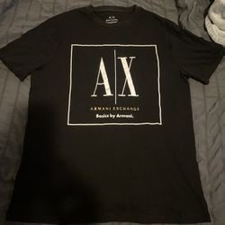 Armani Exchange Mens Black Shirt 