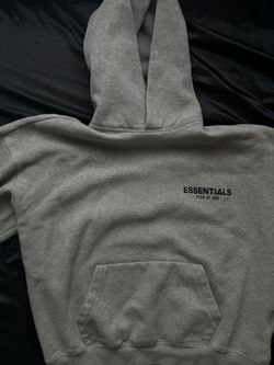Grey essentials hoodie