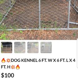 Big Dog Kennel  Used For My 2 Pitbulls