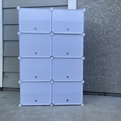 Shoe Rack Organizer, 32 Pair Shoe Storage Cabinet with Door Expandable Plastic Shoe Shelves for Closet,Entryway,Hallway,Bedroom