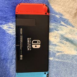 Nintendo Switch – OLED Model with Neon Red and Neon Blue Joy-Cons EXCELLENT CONDITION