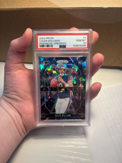 CALEB WILLIAMS PRIZMATIC PSA 10 ROOKIE