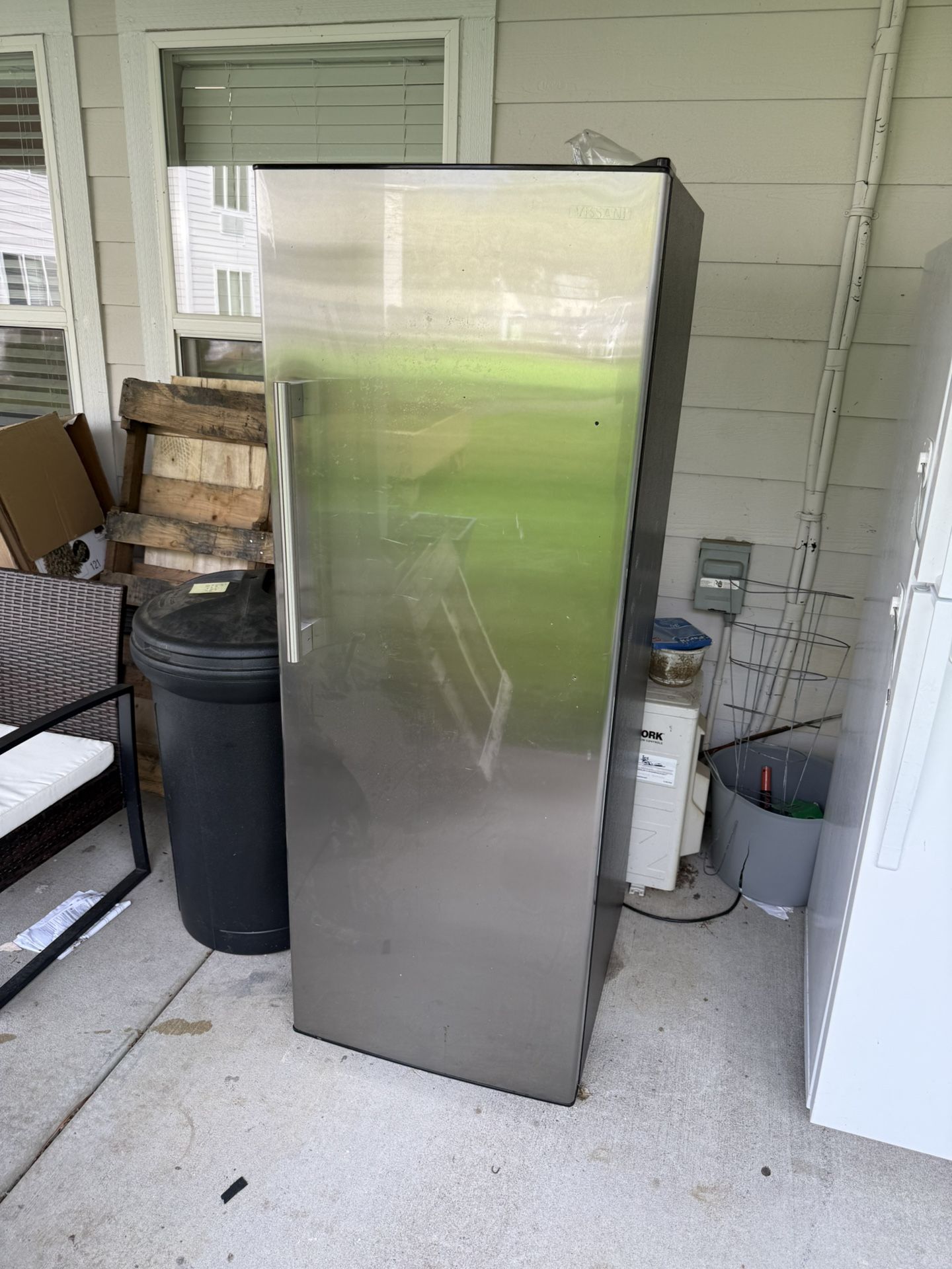 Convertible Fridge Freezer Stainless Steel