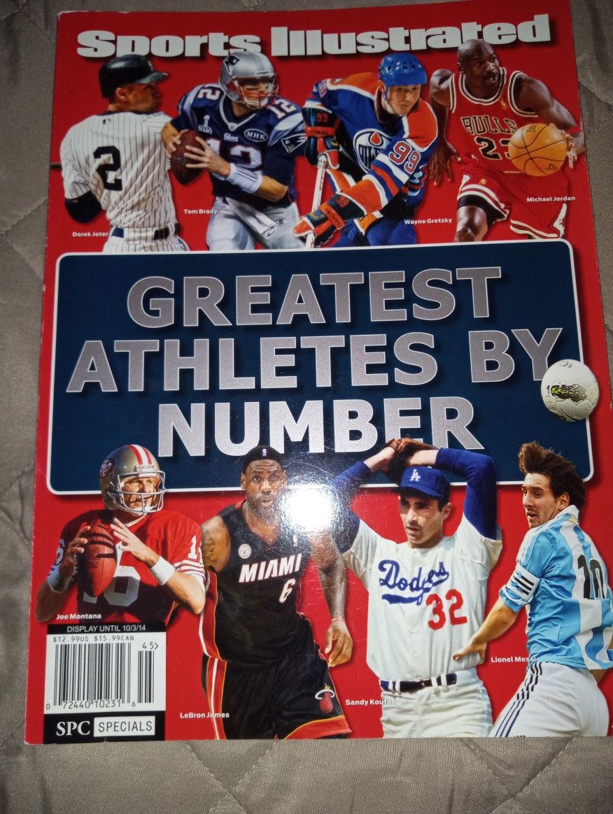 Greatest Athletes By Number Vintage