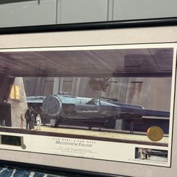 Framed Art Star Wars Limited Edition.. NOT FREE