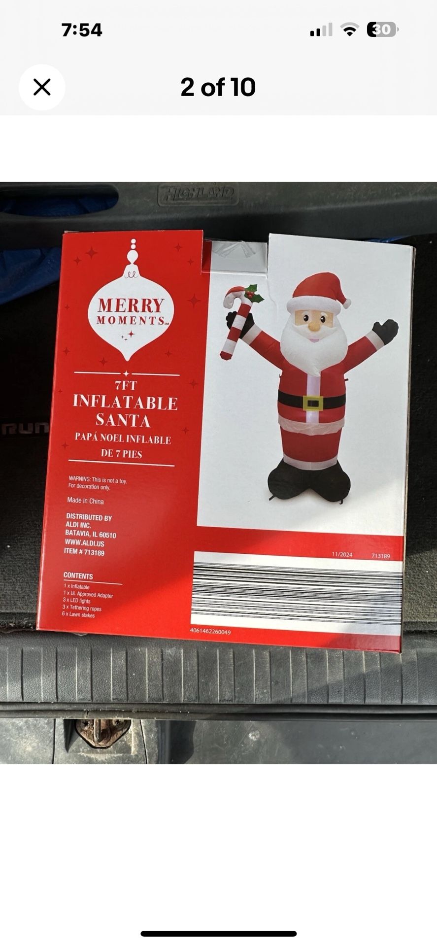 7-Foot Inflatable Santa Clause