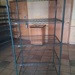 Green Wire Shelf  26x24x72