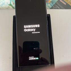 Samsung Galaxy S 22 Ultra.  Black. New Refurbished. Unused. 