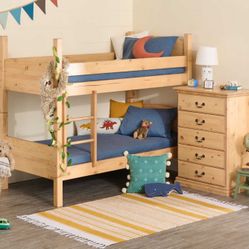 NIB Bunk Beds Includes Base Boards And Regular Size Twin Mattresses