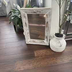 Distressed Farmhouse LookingWood Mirror