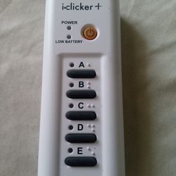 iCLICKER CLASSROOM RESPONSE SYSTEM FOR STUDENT 