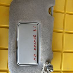 2017 Nissan Sentra RH Side Sun Visor 
