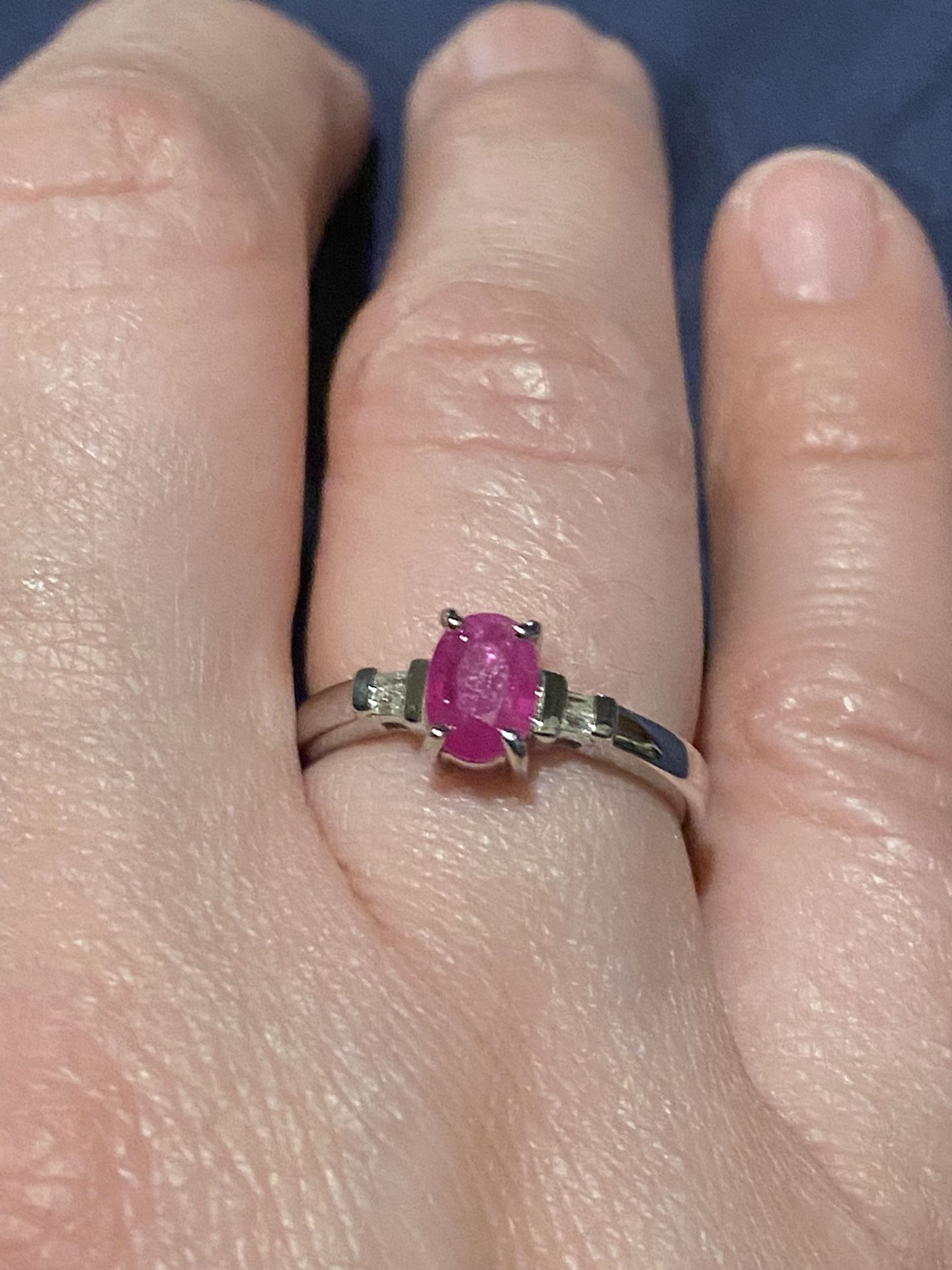 Premium Mozambique Ruby & Diamond Ring - Sz 7 - new!