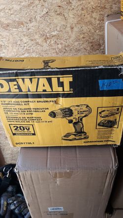 Brand new Dewalt hammer drill brushless kit