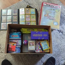 Yu-Gi-Oh And Pokemon Cards