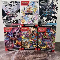 Pokemon Booster Bundles Mega Evolution Prismatic And More