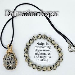 Dalmatian Jasper Jewlery Set 