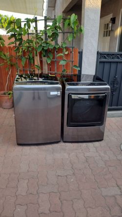 Washer and gas dryer