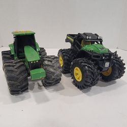 John Deere Monster Treads Tractor & Gator TOMY 4x4 ~ No Lights Or Sounds Work