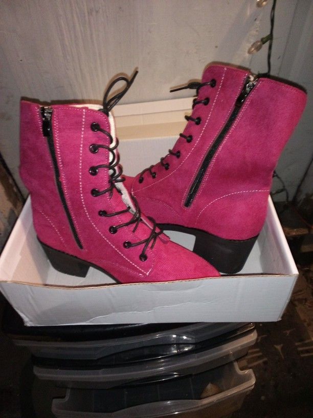 New Pink Boots