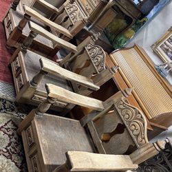 Oversized Teak Chairs