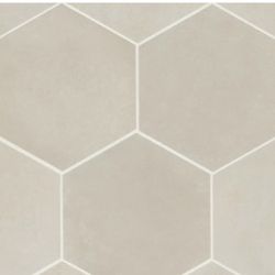 Matte Hexagon Porcelain Tile 10" X11.5"