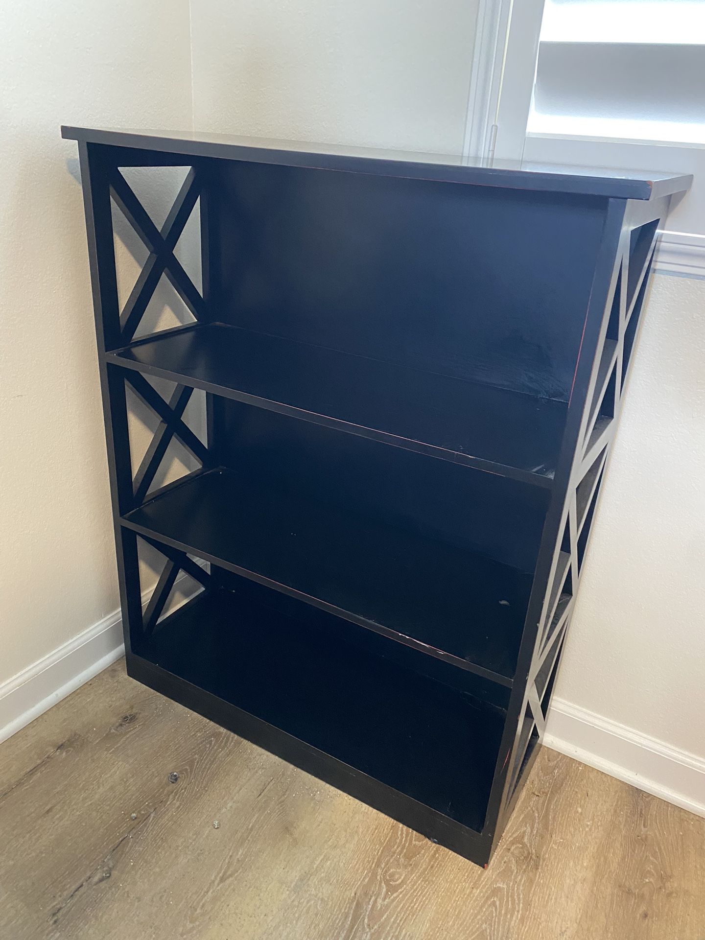 Black Bookcase 39” Tall 