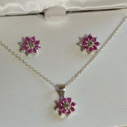 Diamond And Ruby Set