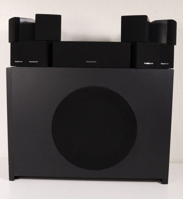 Spectrum Rs-232 High Definition Home Theater System Surround Sound Speakers