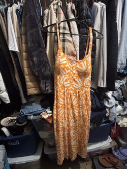 Summer Orange Dress